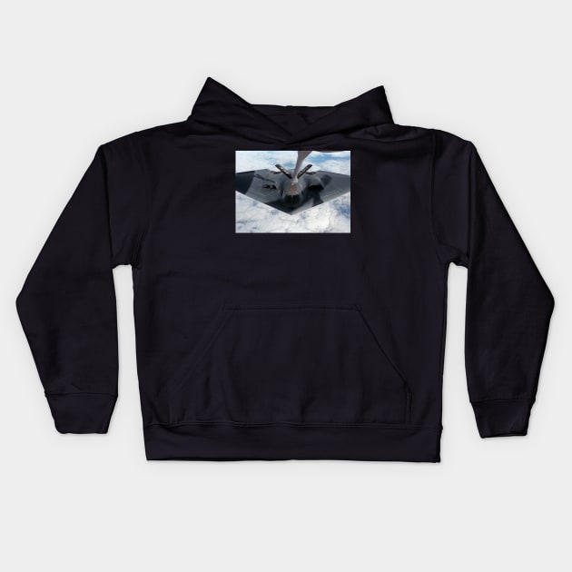 B2 Spirit Kids Hoodie by Aircraft.Lover